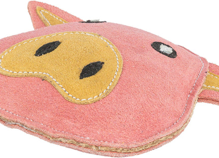 Trixie Schwein - Leder Hundespielzeug 19cm