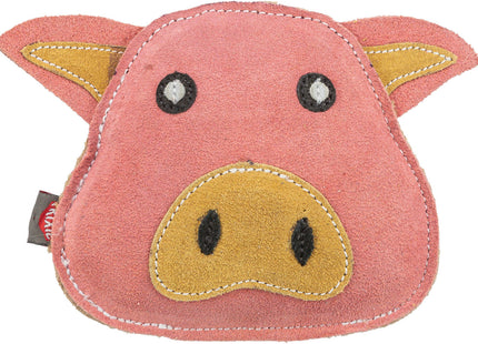 Trixie Schwein - Leder Hundespielzeug 19cm