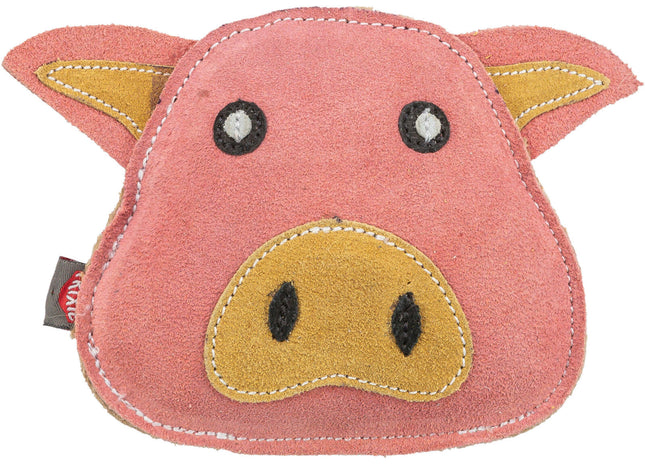 Trixie Schwein - Leder Hundespielzeug 19cm