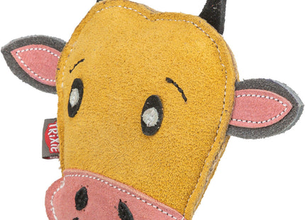 Trixie Kuh - Hundespielzeug aus Leder 17 cm