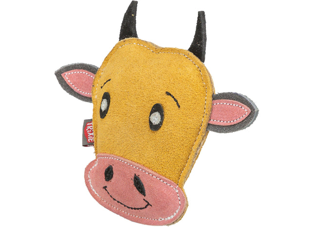 Trixie Kuh - Hundespielzeug aus Leder 17 cm