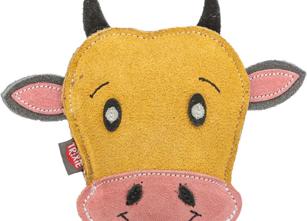 Trixie Kuh - Hundespielzeug aus Leder 17 cm