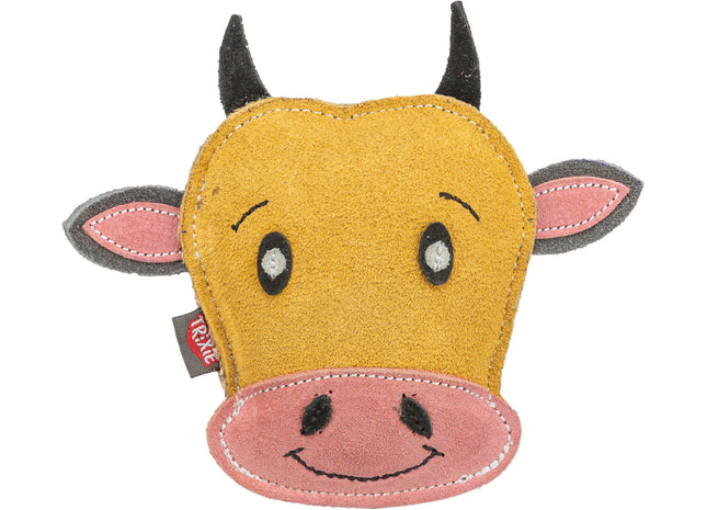 Trixie Kuh - Hundespielzeug aus Leder 17 cm