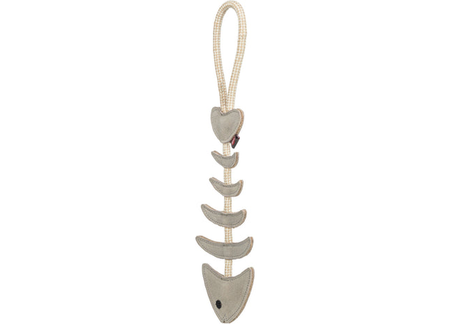 Trixie Fischgräte am Tau – Leder 43cm