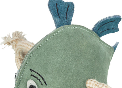 Trixie Fisch mit Tau - Leder, 28 cm