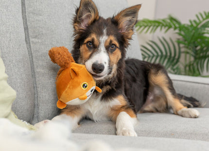 Trixie Eichhörnchen rund Plüsch - 13 cm, braun