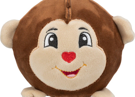 Trixie Affe rund Plüsch 11cm braun