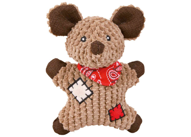 Trixie Stoffmaus mit Flicken - Stoffspielzeug 19 cm