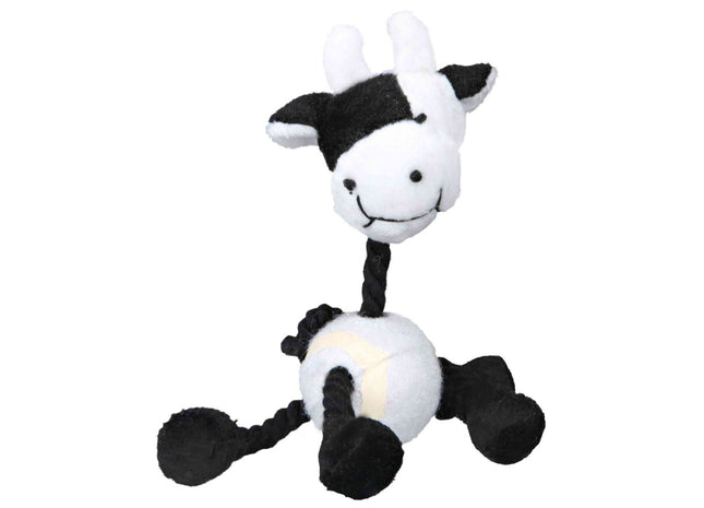 Trixie Plüschfigur mit Tau und Tennisball, 16 cm, 3 Stück