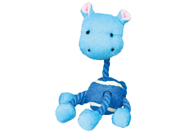 Trixie Plüschfigur mit Tau und Tennisball, 16 cm, 3 Stück