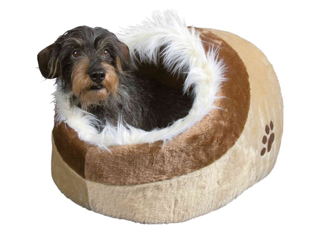 Trixie Kuschelhöhle Minou - beige/braune Schlafhöhle