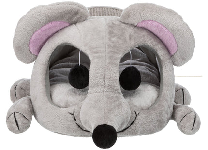 Trixie Kuschelhöhle Lukas – graue Katzenhöhle 35×33×65 cm