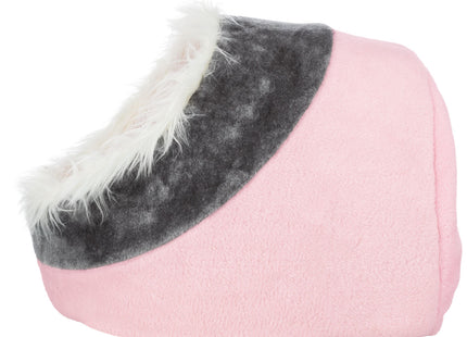 Trixie Kuschelhöhle Minou - Katzenschlafplatz rosa/grau