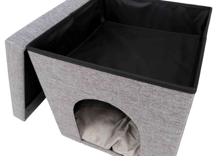 Trixie Kuschelhöhle Alois - Katzenhöhle grau 38x40x38cm