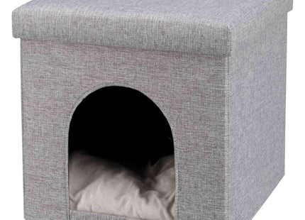 Trixie Kuschelhöhle Alois - Katzenhöhle grau 38x40x38cm