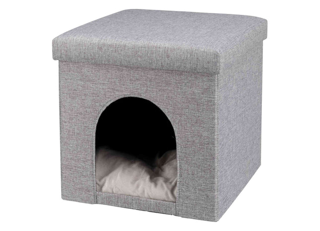 Trixie Kuschelhöhle Alois - Katzenhöhle grau 38x40x38cm