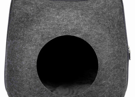 Trixie Kuschelhöhle Cat - Katzenhöhle Filz hellgrau