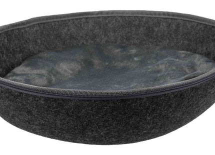 Trixie Kuschelhöhle Liva - Filz Katzenhöhle Anthrazit