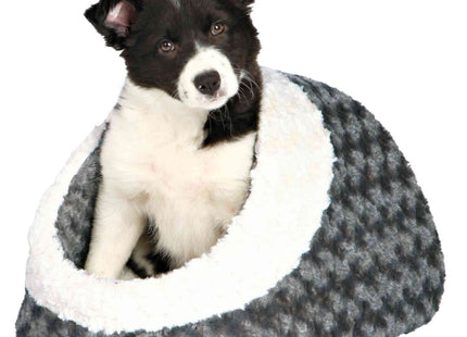 Trixie Kuschelhöhle Kaline - grau/creme, 41x35x26cm