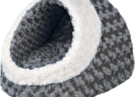 Trixie Kuschelhöhle Kaline - grau/creme, 41x35x26cm