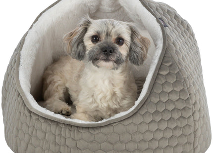 Trixie Kuschelhöhle Livia – Katzenhöhle taupe/creme