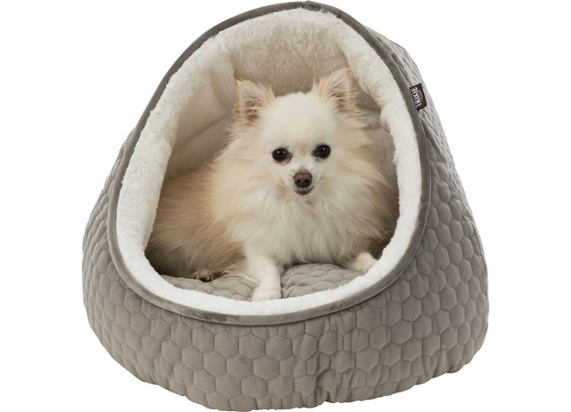 Trixie Kuschelhöhle Livia – Katzenhöhle taupe/creme