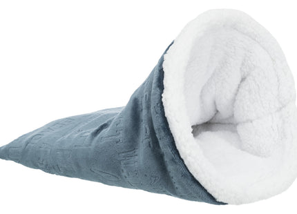 Trixie Kuschelsack Paul - Katzenhöhle blau/weiss ø40x60cm