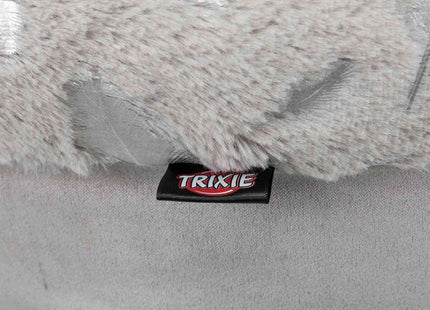 Trixie Bett Feder - Hundebett grau/silber, ø50cm