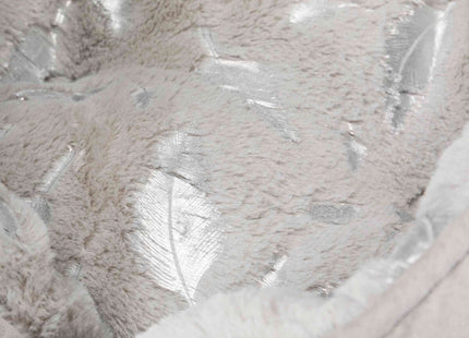 Trixie Kuschelhöhle Feder - Hundehöhle grau/silber