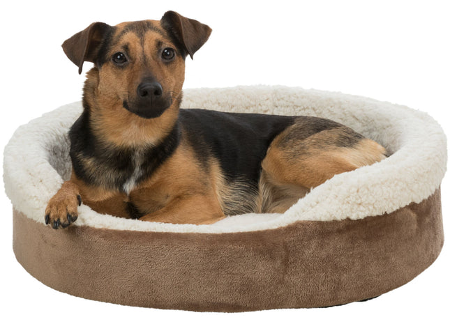 Trixie Bett Cosma - Hundebett, dunkelbraun beige