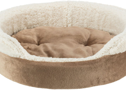 Trixie Bett Cosma - Hundebett, dunkelbraun beige