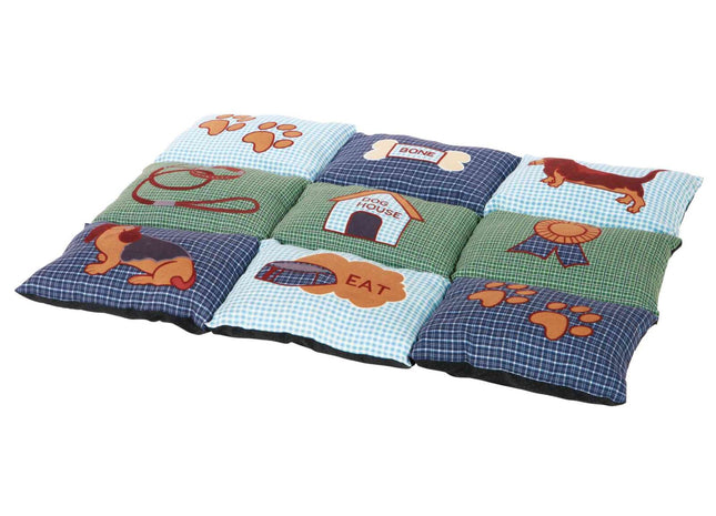 Trixie Decke Patchwork blau/grün, 80x55 cm