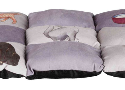 Trixie Patchwork Cat Decke - Katzendecke grau 45×55cm