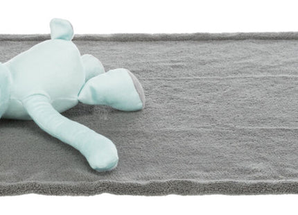 Trixie Junior Kuschel-Set - Decke und Bär grau/mint