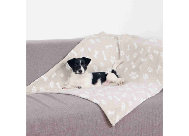 Trixie Decke Kenny - Plüsch, beige, 75×50 cm