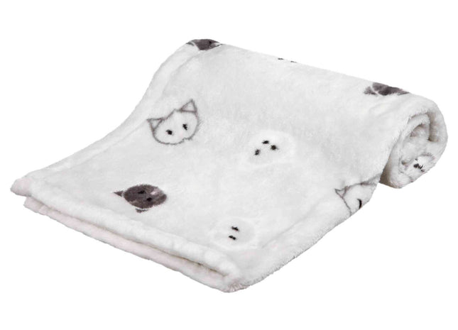 Trixie Decke Mimi – weiche graue Haustierdecke