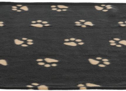 Trixie Fleecedecke Beany schwarz mit Knochenmuster