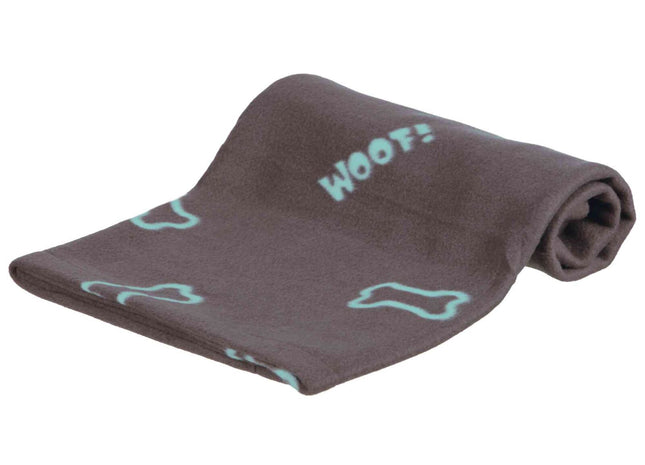 Trixie Fleecedecke Beany – Hundedecke taupe 100x70cm