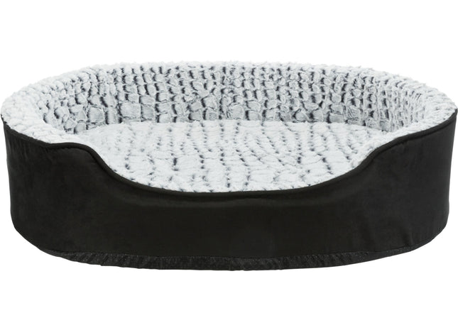 Trixie Vital Bett Lino - orthopädisches Hundebett schwarz/grau