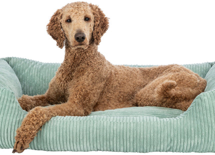 Trixie Vital Bett Jonna – Cordplüsch Hundebett salbei