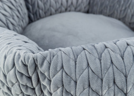 Trixie Bett Livia - rundes Hundebett grau