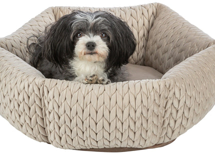 Trixie Bett Livia - rund, sand, ø50cm