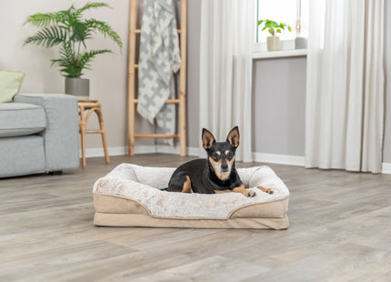 Trixie Vital Bett Lino - orthopädisches Hundebett beige