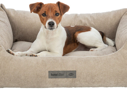 Trixie Bett Matteo - Hundebett eckig sand 80x60cm