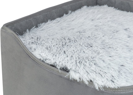 Trixie Höhle Harvey – Kuschelhöhle grau/weiss-schwarz