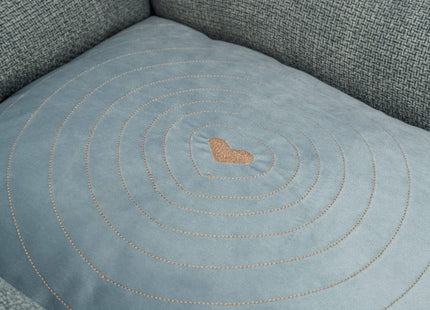 Trixie Bett Viviana - Hundebett blau-grau 60×50cm