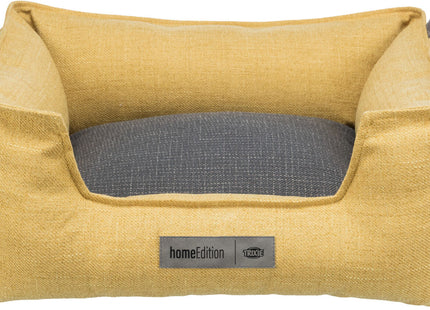 Trixie Bett Talis - Hundebett, gelb und dunkelgrau