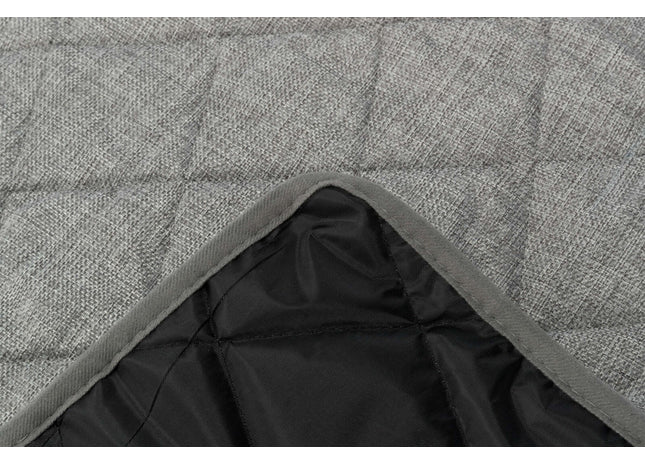 Trixie Polster-Schondecke Nero – Hundedecke hellgrau 70×90 cm