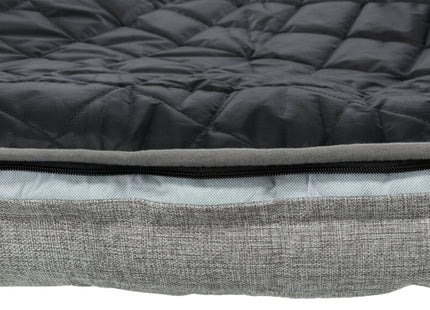 Trixie Polster-Schondecke Nero – Hundedecke hellgrau 70×90 cm