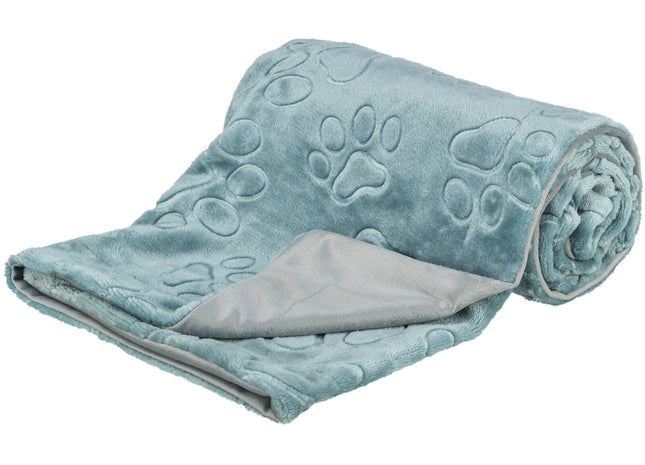 Trixie Decke Barry - Softplüsch blau/grau 70×50 cm